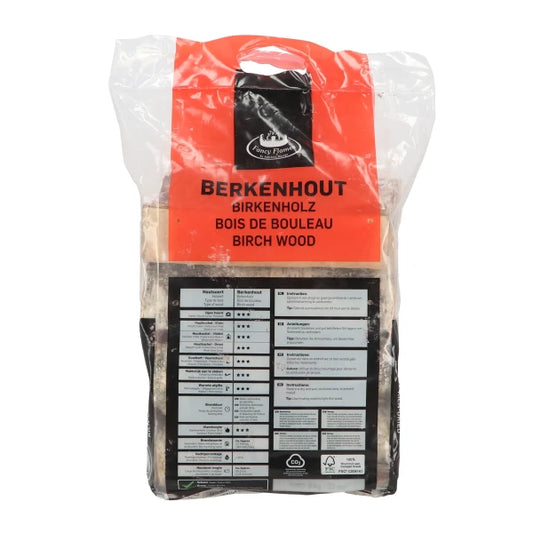 Berkenhout brandhout – 36 zakken van 6,5 kg