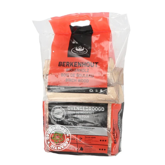 Berkenhout brandhout – 36 zakken van 6,5 kg