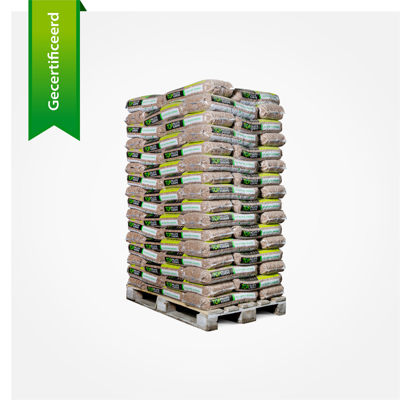 Hele pallet houtpellets: Top Pellets Premium
